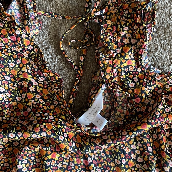 Lauren Conrad Floral Tank Top Blouse - Picture 2 of 3